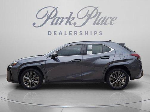Cloudburst Gray with Obsidian roof 2026 Lexus UX 300h F SPORT Design