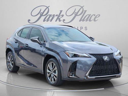 Cloudburst Gray with Obsidian roof 2026 Lexus UX 300h F SPORT Design
