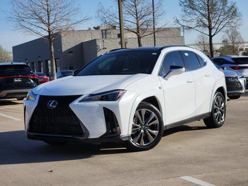 Ultra White w/Obsidian Roof 2026 Lexus UX 300h F SPORT Design