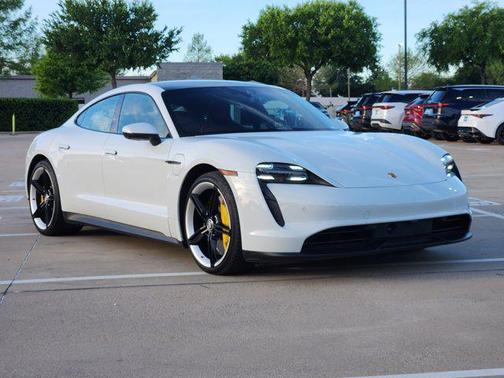 White 2020 Porsche Taycan 4S