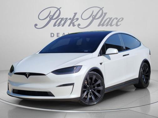 Pearl White Multi-Coat 2022 Tesla Model X Plaid Tri Motor All-Wheel Drive