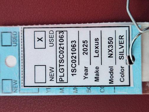 Silver 2025 Lexus NX 250 Base