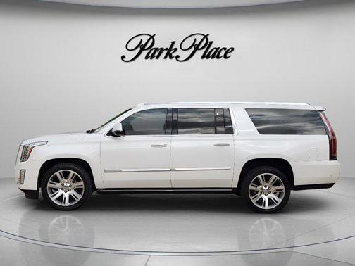 Crystal White Tricoat 2018 Cadillac Escalade ESV Premium Luxury