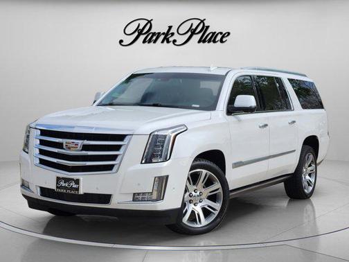 Crystal White Tricoat 2018 Cadillac Escalade ESV Premium Luxury