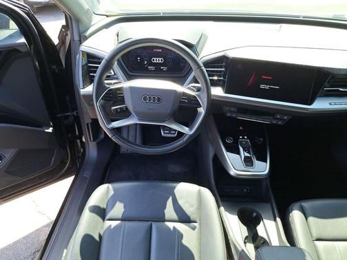 Mythos Black Metallic 2023 Audi Q4 e-tron Premium Plus 40 RWD