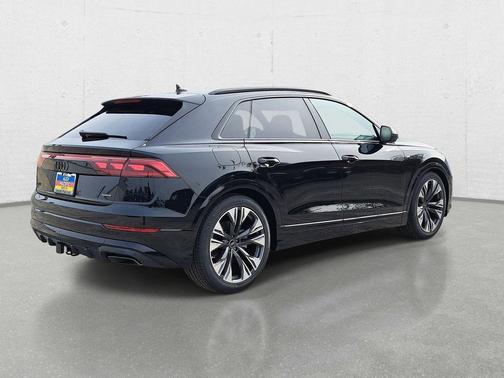 Mythos Black Metallic 2026 Audi Q8 55 Prestige