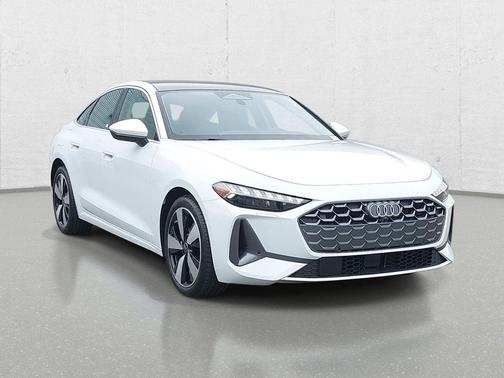 Glacier White Metallic 2025 Audi A5 Premium Plus TFSI quattro S tronic