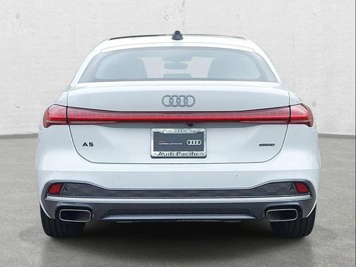 Glacier White Metallic 2025 Audi A5 Premium Plus TFSI quattro S tronic