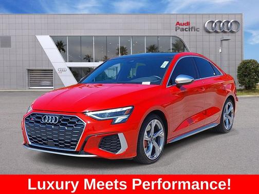 Tango Red Metallic 2023 Audi S3 Premium Plus TFSI quattro S tronic