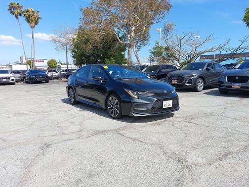 Black Sand Pearl 2021 Toyota Corolla SE