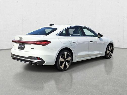 Glacier White Metallic 2025 Audi A5 Premium TFSI quattro S tronic