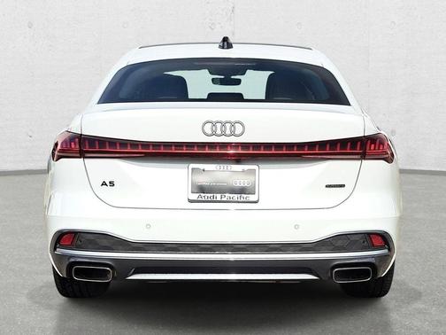 Glacier White Metallic 2025 Audi A5 Premium TFSI quattro S tronic