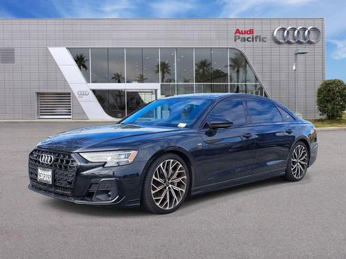 Vesuvius Gray Metallic 2023 Audi A8 L 55 TFSI quattro Tiptronic