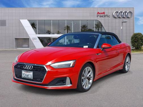 Tango Red Metallic/Black Roof 2022 Audi A5 45 Prestige