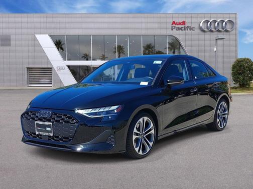 Brilliant Black 2025 Audi A3 Premium