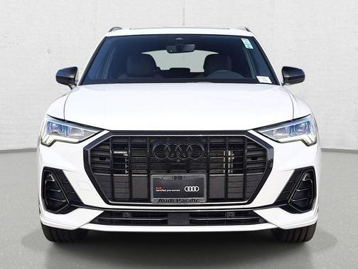 Glacier White Metallic 2025 Audi Q3 45 S line Premium Plus