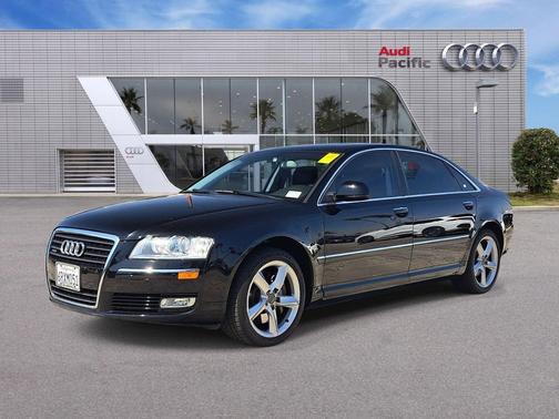 Brilliant Black 2008 Audi A8 L 4.2 quattro