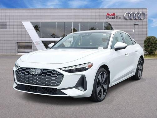 Glacier White Metallic 2025 Audi A5 Premium Plus TFSI quattro S tronic