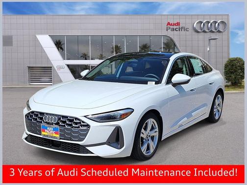 Glacier White Metallic 2026 Audi A5 Premium TFSI quattro S tronic