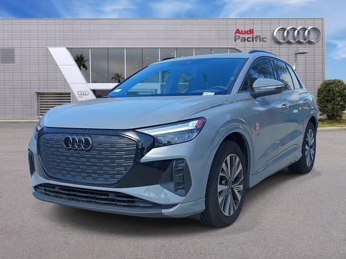 Pebble Gray 2025 Audi Q4 e-tron Premium 45 RWD
