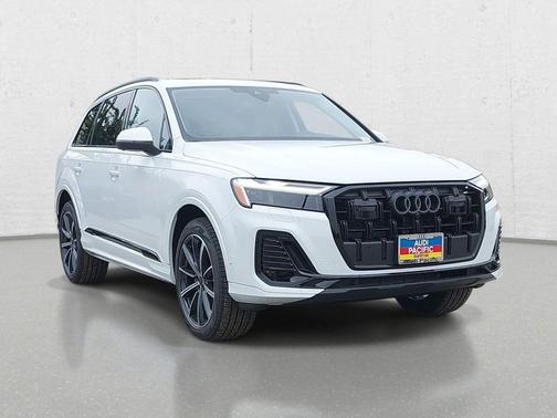 Glacier White Metallic 2026 Audi Q7 45 Premium Plus