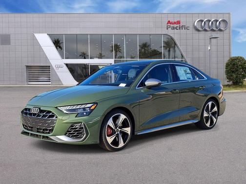 district green metallic 2026 Audi S3 TFSI quattro S tronic