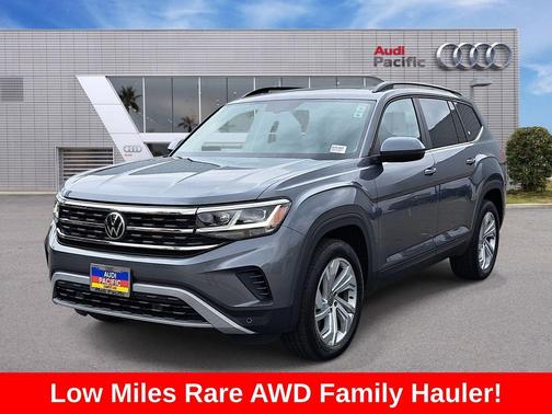 Platinum Gray Metallic 2022 Volkswagen Atlas 2.0T SE w/Technology 4MOTION