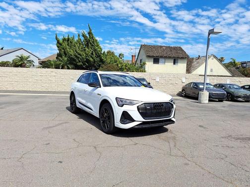 Glacier White Metallic 2023 Audi e-tron Premiumwe