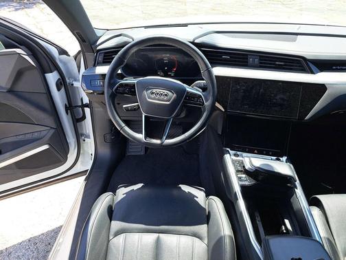 Glacier White Metallic 2023 Audi e-tron Premiumwe