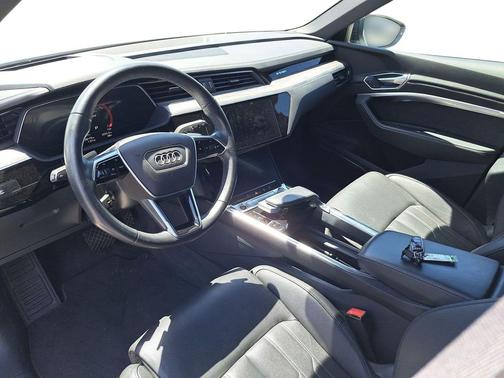 Glacier White Metallic 2023 Audi e-tron Premiumwe