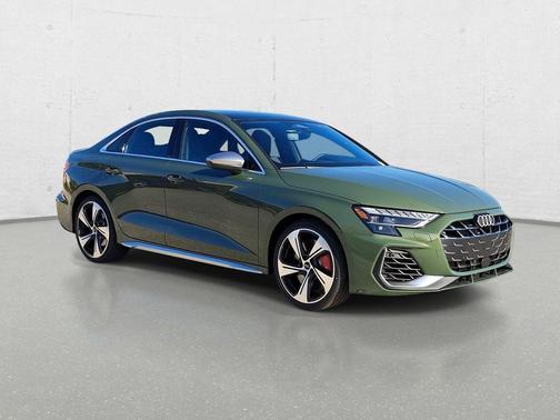 district green metallic 2026 Audi S3 TFSI quattro S tronic