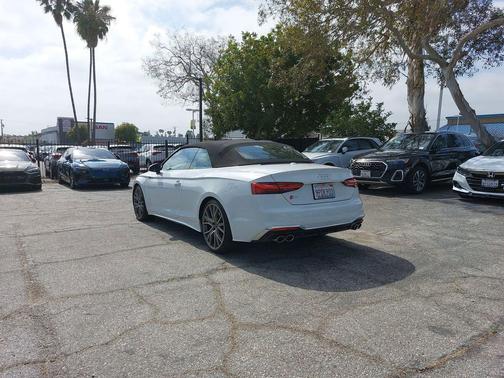 Glacier White Metallic/Black Roof 2024 Audi S5 3.0T Premium Plus