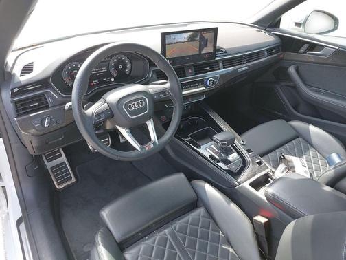 Glacier White Metallic/Black Roof 2024 Audi S5 3.0T Premium Plus
