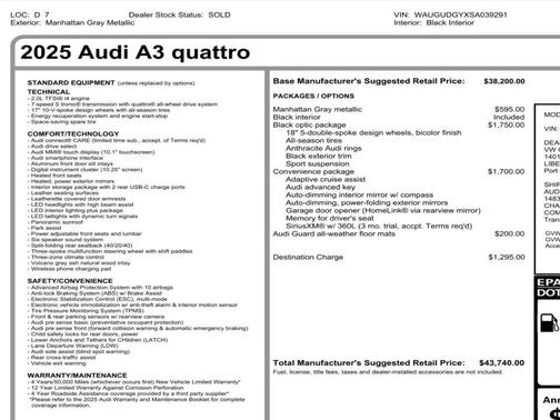 2025 Audi A3 Premium