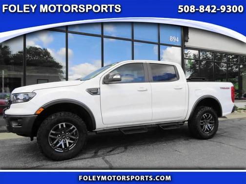 White 2022 Ford Ranger LARIAT 4WD SuperCrew 5' Box