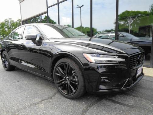 Black 2023 Volvo S60 B5 AWD Plus Black Edition