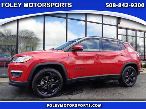 Red 2020 Jeep Compass Latitude