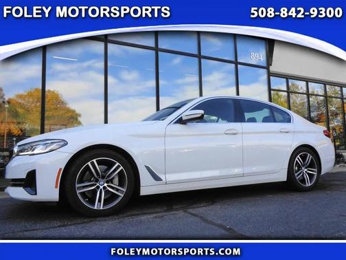 White 2021 BMW 530 530i xDrive Sedan