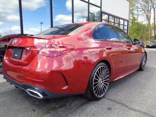Red 2023 Mercedes-Benz C-Class C 300 4MATIC