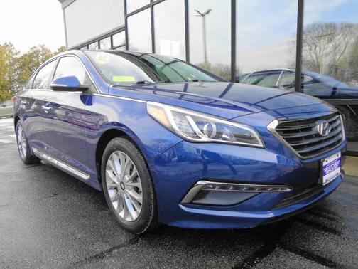Blue 2015 Hyundai SONATA Limited