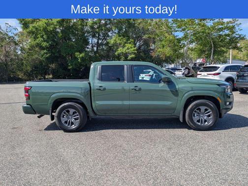 Green Metallic 2025 Nissan Frontier SV