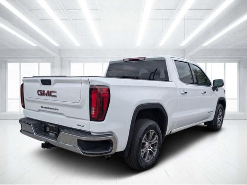 Summit White 2025 GMC Sierra 1500 SLT