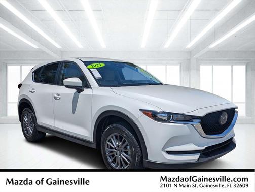 Snowflake White Pearl Mica 2021 Mazda CX-5 Touring