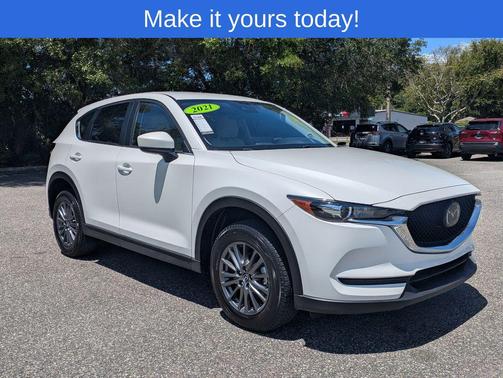 Snowflake White Pearl Mica 2021 Mazda CX-5 Touring