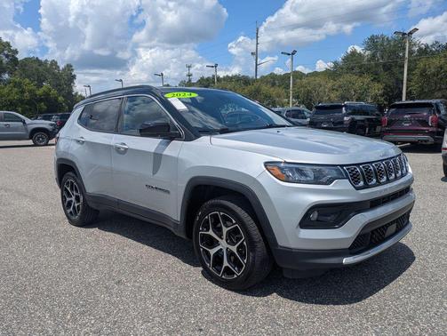 Silver Zynith Metallic Clearcoat 2024 Jeep Compass Limited