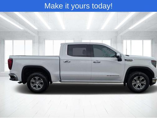 Summit White 2025 GMC Sierra 1500 SLT