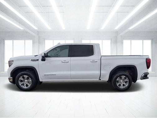 Summit White 2025 GMC Sierra 1500 SLT