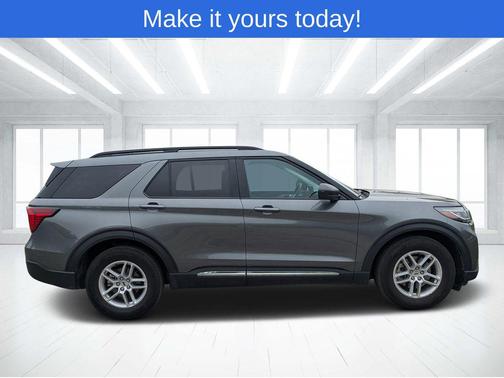 Gray Metallic 2025 Ford Explorer Active