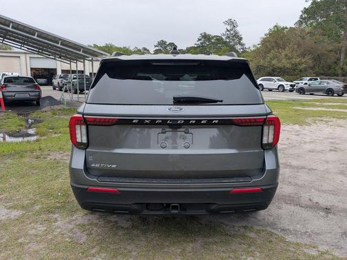 Gray Metallic 2025 Ford Explorer Active