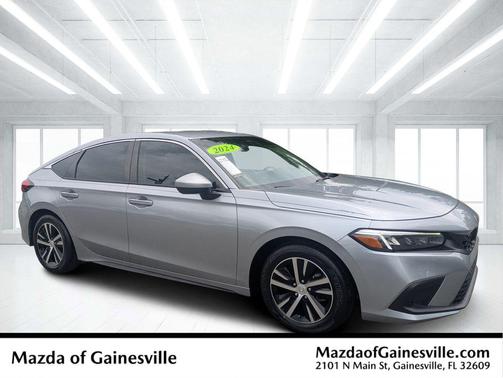 Lunar Silver Metallic 2024 Honda Civic LX